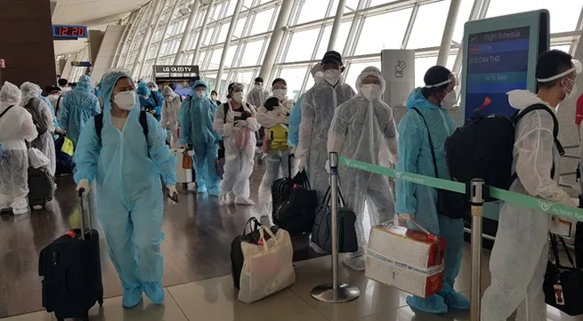 More Vietnamese citizens brought home