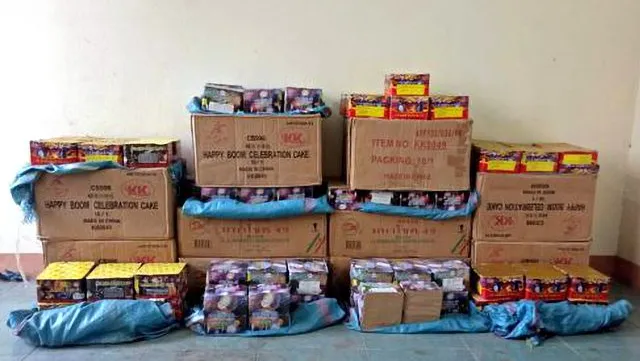 Kon Tum police seize big haul of firecrackers