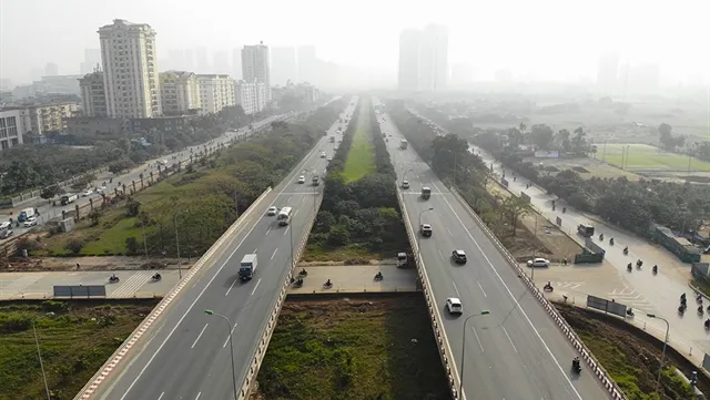 Hà Nội to repair road surface of Thăng Long Boulevard