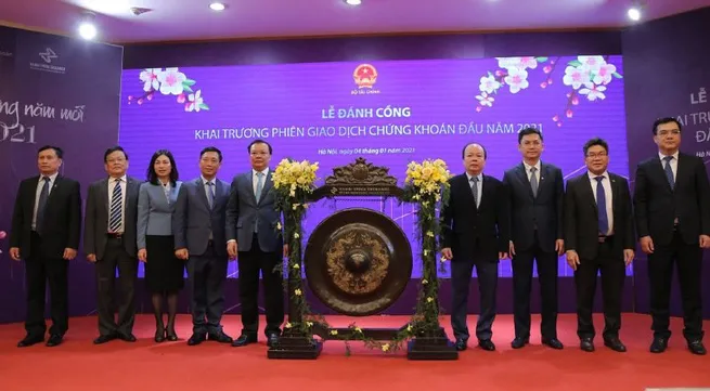 First trading session of Vietnamese stock market in 2021 opens