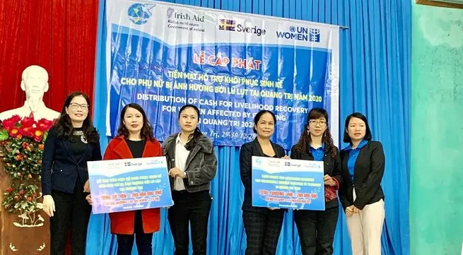 VND1.2 billion to support disaster-hit women in Quang Tri