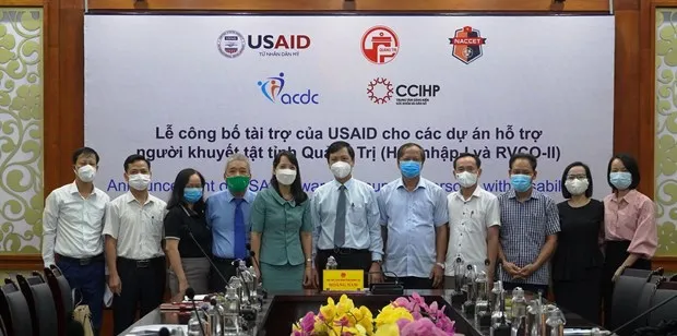 Quang Tri announces USAID assistance for people with disabilities