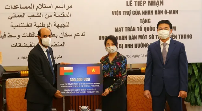 Oman provides US$300,000 to support central Vietnam in its natural disaster response