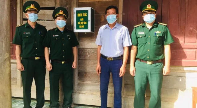 Nghe An border guards undertake initiatives to prevent and control COVID-19