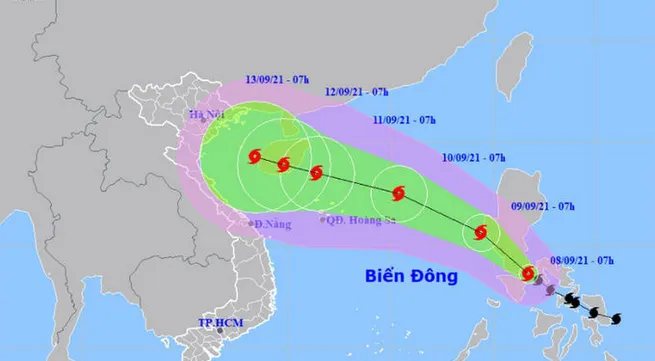 Typhoon Conson to enter East Sea with strong intensity