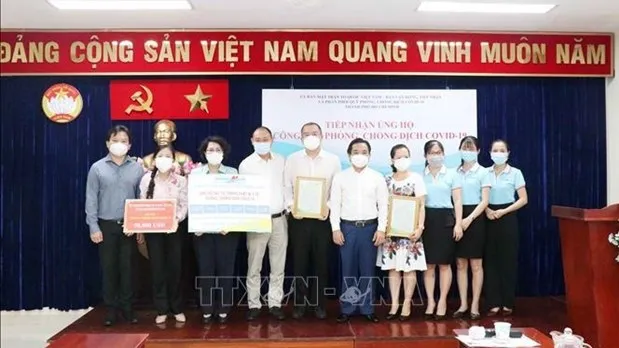 HCM City receives more aid for COVID-19 fight