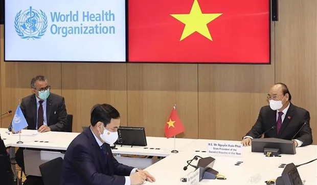 President appreciates WHO's coordinating role in global health issues