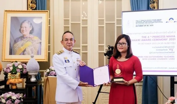 Vietnamese teacher receives Thailand’s Princess Award for outstanding achievements in education