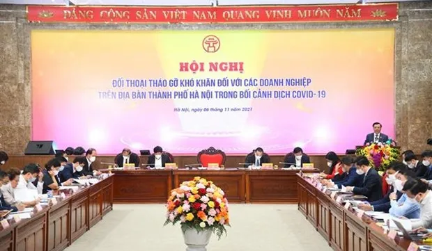 Hanoi seeks ways to help pandemic-affected firms solve difficulties