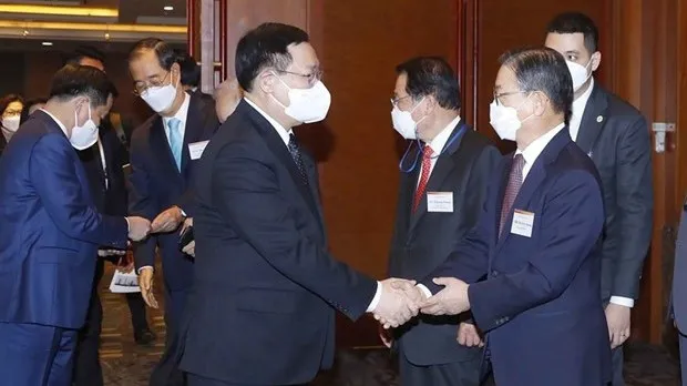 Top legislator meets with leaders of RoK groups