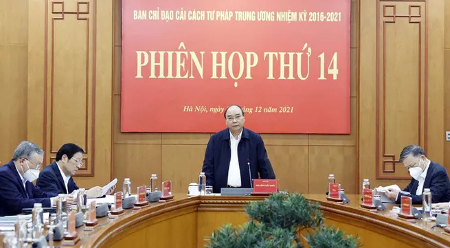 President chairs 14th meeting of judicial reform steering committee