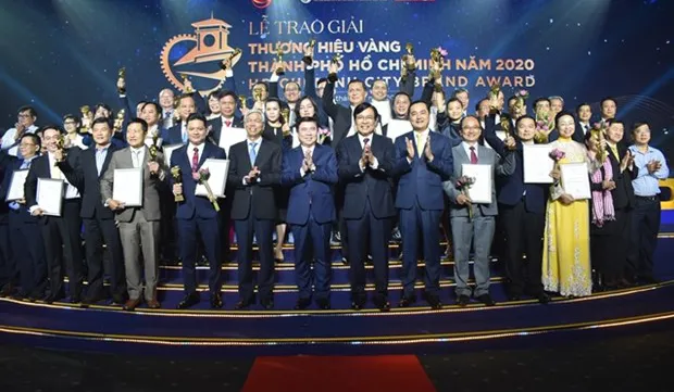 Thirty businesses win HCM City Golden Brand Award