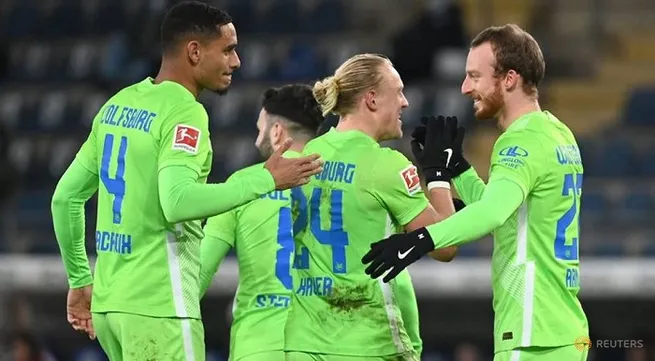Wolfsburg ease past Bielefeld 3-0 for sixth straight clean sheet