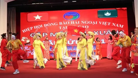 Vietnamese in Macau (China) gather to celebrate Lunar New Year