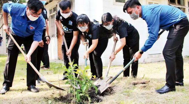 Proudly stepping forward under the glorious banner of the Party