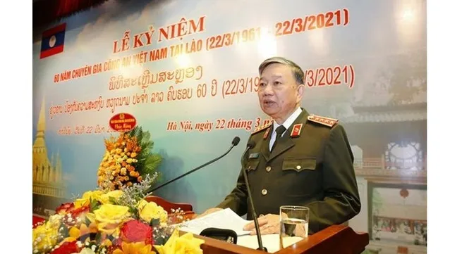 Ceremony marks 60th anniversary of Vietnam sending public security experts to Laos