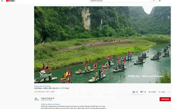 Two Vietnamese tourism promotion video clips hit one million views on Youtube