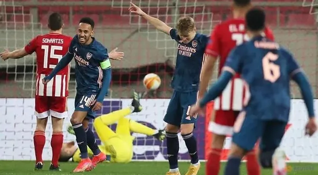 Odegaard strikes as Arsenal earn 3-1 win at Olympiakos