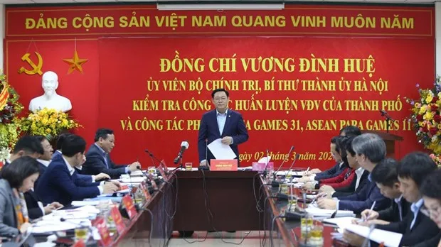 Hanoi leader inspects works for SEA Games 31, ASEAN Para Games 11