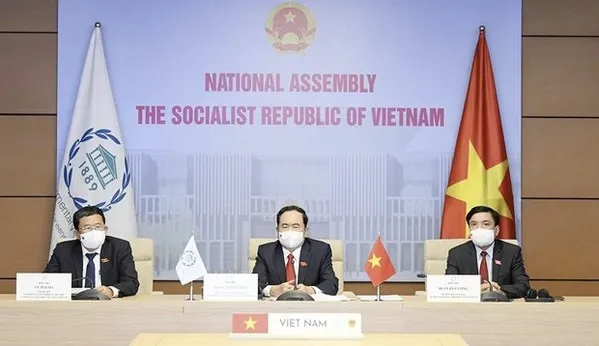 Vietnam calls for stronger partnership in dealing with COVID-19 at 142nd IPU Assembly