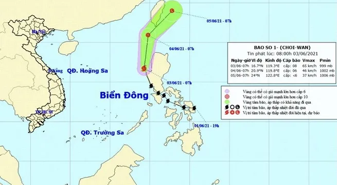 Northern region told to prepare for storm Choiwan