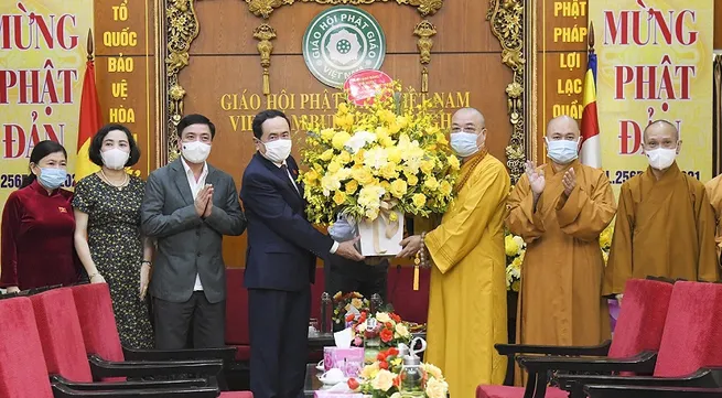 National Assembly Vice Chairman extends best wishes on visit to Buddhist leader