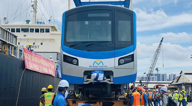 Two more metro trains arrive in HCMC