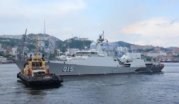 Vietnam’s naval ships join Russian Navy Day parade