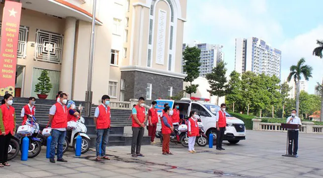 Thu Duc City launches mobile vaccination team