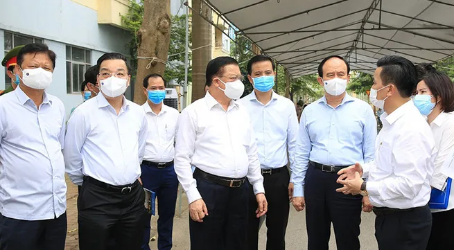 Hanoi raises the risk level in epidemic prevention and control scenario