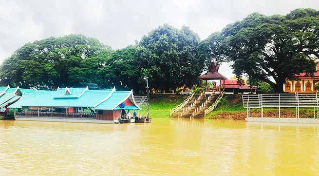 Cruising along Mekong River