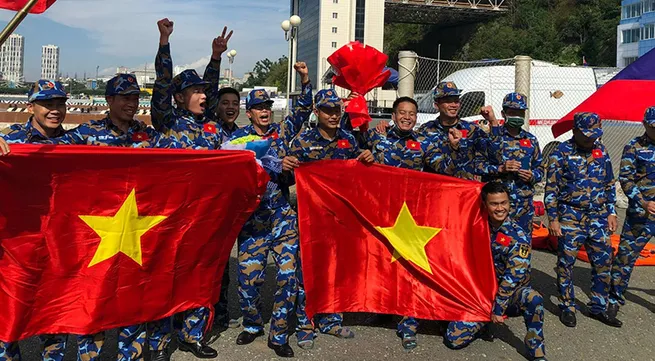 Vietnam People's Navy team rank second at Army Games 2021