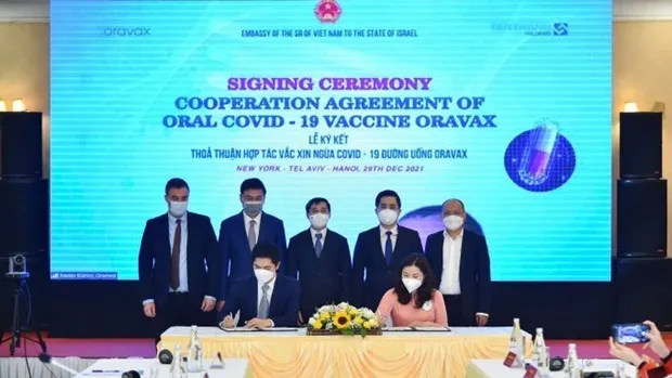 Vietnamese, Israeli firms sign cooperation agreement on oral COVID-19 vaccine