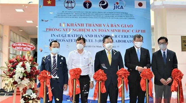 JICA-funded biosafety level-3 laboratory inaugurated in Ho Chi Minh City