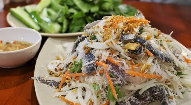 Herring salad: A tasty offering of Phu Quoc