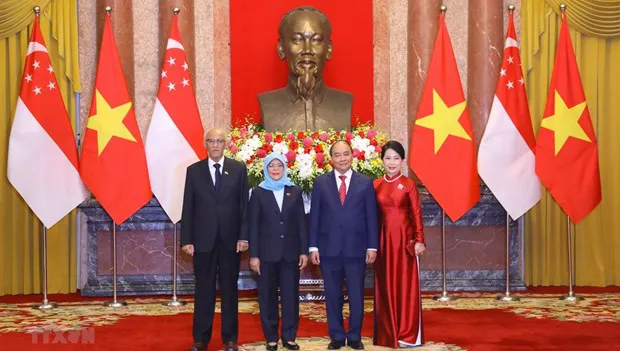 Singaporean President wraps up state visit