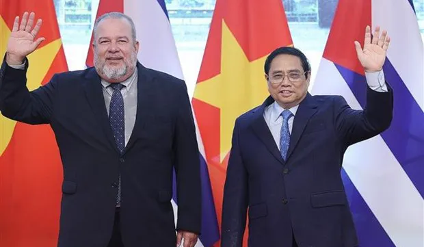 Vietnamese, Cuban Prime Ministers hold talks