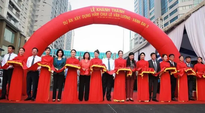 Hanoi inaugurates new underpass to ease congestion