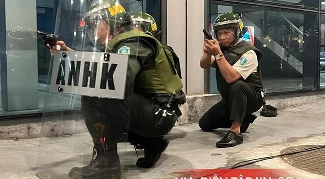 Drill dealing with act of unlawful interference practiced at Noi Bai airport