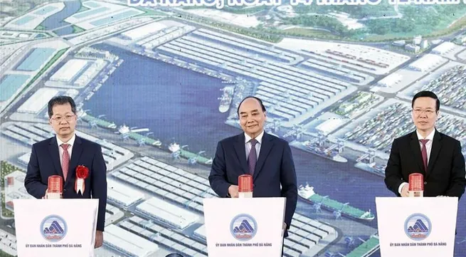 President attends groundbreaking ceremony for Lien Chieu Port project