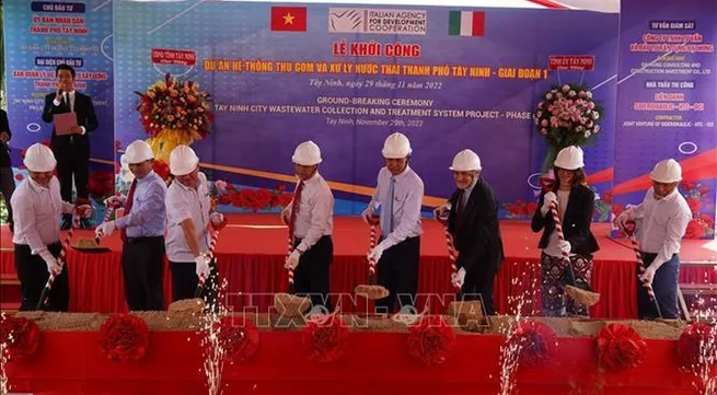 Work starts on wastewater treatment plant in Tay Ninh