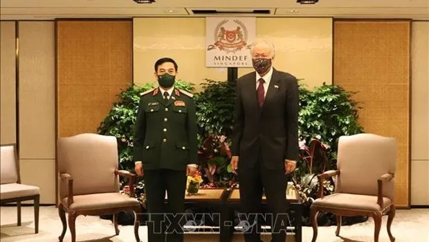 Vietnam, Singapore agree to implement defence cooperation fruitfully