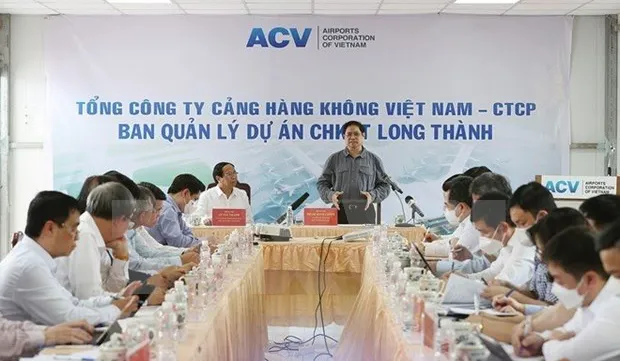 Higher determination needed to ensure progress of Long Thanh airport project: PM