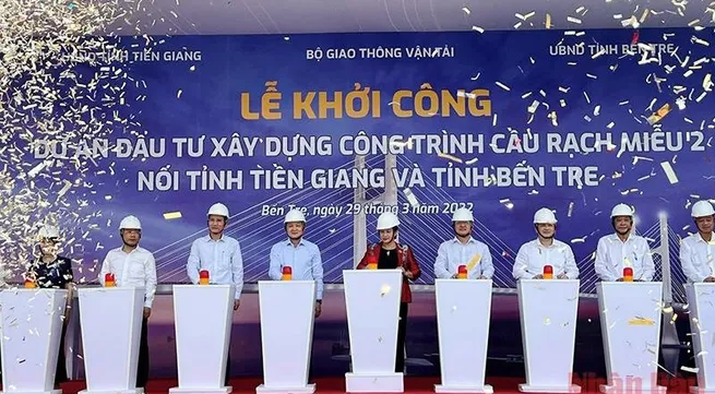 Construction commences on Rach Mieu 2 Bridge in Ben Tre province