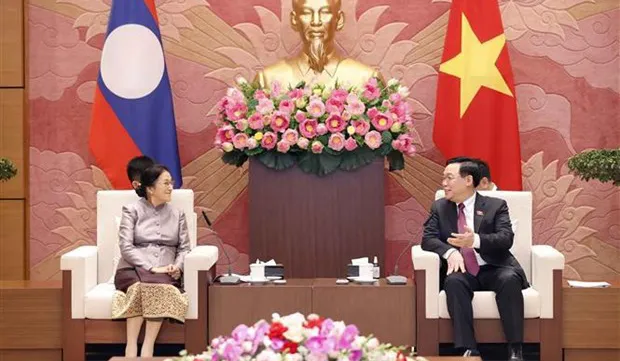 NA Chairman hosts Lao Vice President