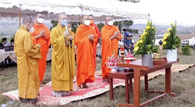 Work starts on temple dedicated to Vietnamese, Lao martyrs in Xiengkhuang