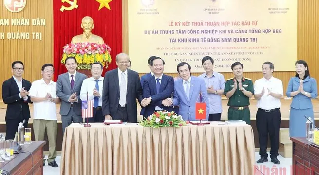 Quang Tri signs investment cooperation agreement worth 5.5 billion USD