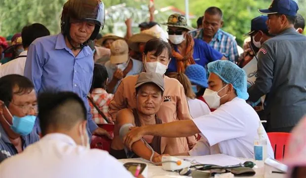 Health check-ups arranged for hundreds of Vietnamese origin in Cambodia