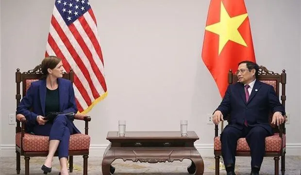 PM Pham Minh Chinh meets with USAID Administrator