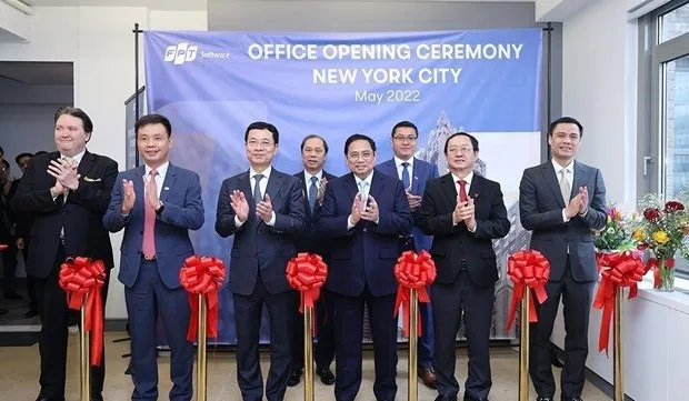 PM attends opening ceremony of FPT Software's second office in New York